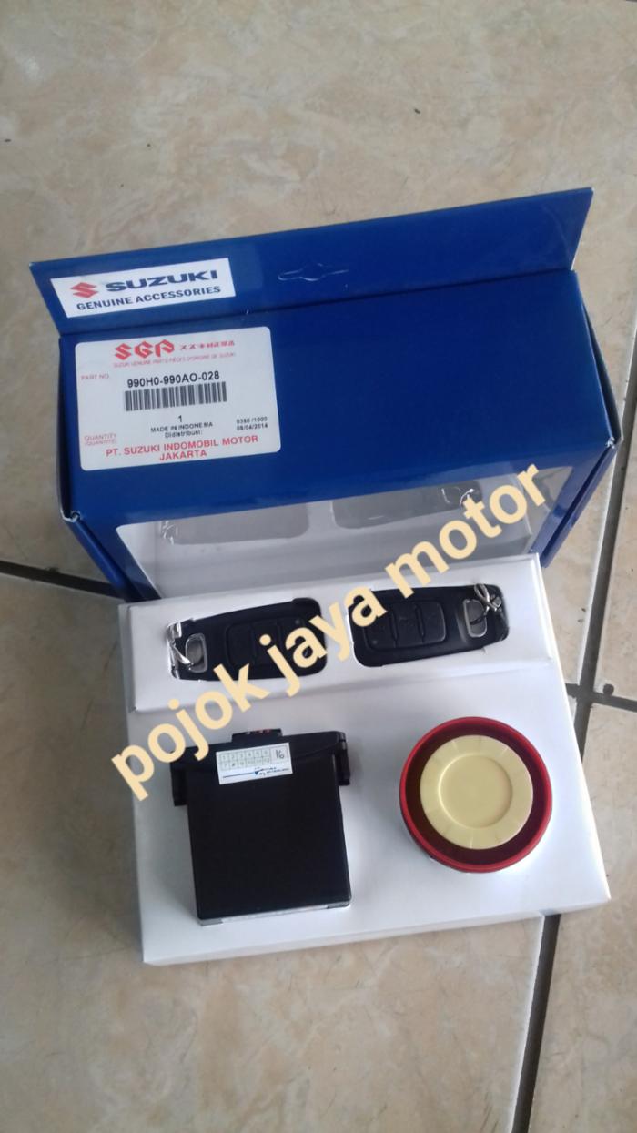 ALARM SET SATRIA FU ORIGINAL | ( gembok alarm motor anti maling koper sepeda pagar cakram kinbar kode tas mobil clock rumah sensor gerak pintu digital remote lock bht ) |