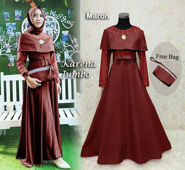 120010 GAMIS PESTA KARENA MARON(JUMBO)