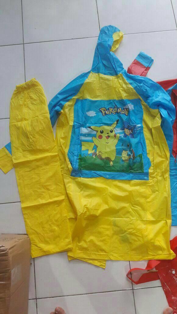 JAS HUJAN KARAKTER ANAK ANAK IMPOR BAJU DAN CELANA