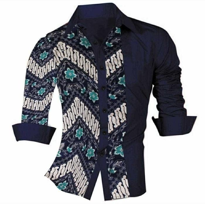 Terpopuler Extro batik 555/4W GESER GAMBAR KEKIRI/kemeja/atasan/baju/batik/murah