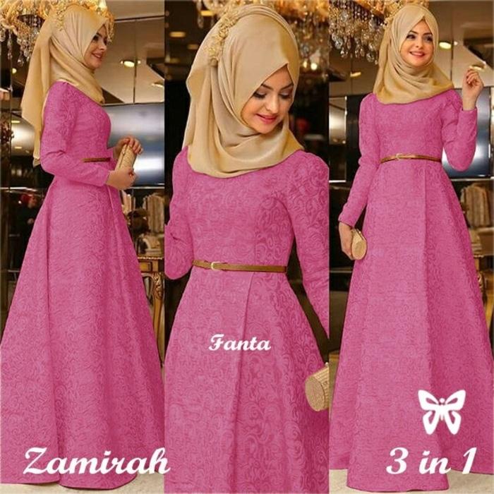 Hijab Maxi Zamirah 3in1 Fanta