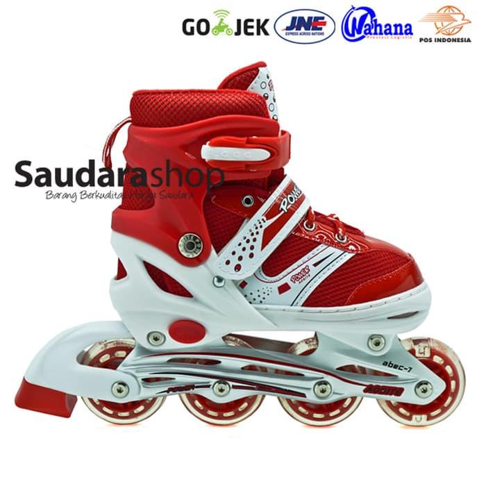 HARGA PROMO!!! sepaturoda / Sepatu Roda Murah / Sepaturoda POWER SUPER jait MERAH - KAh5z7