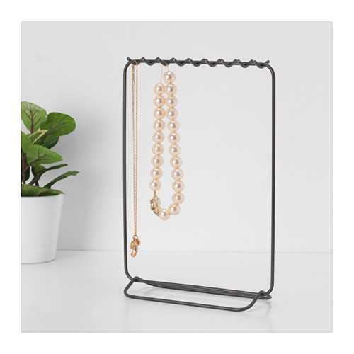 BEST SELLER IKEA DOSOR Stand gantungan kalung, abu-abu HARGA TERMURAH