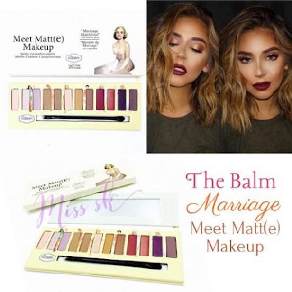 The Balm Marriage Meet Matte Make Up Eyeshadow Palette