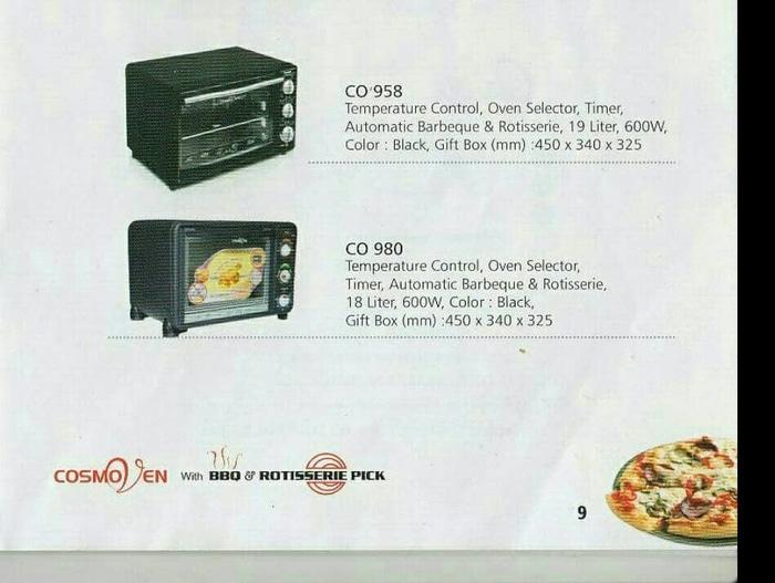 oven listrik Cosmos