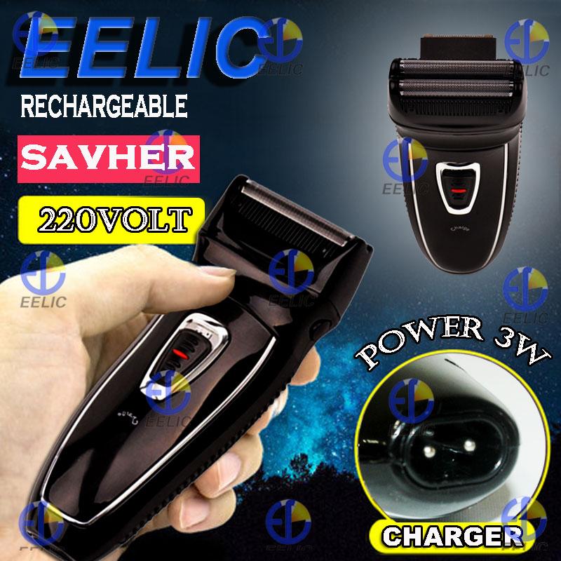 EELIC ACR-W710 HITAM Alat Cukur jenggot alat cukur kumis Rechargeable Profesional Blade Set