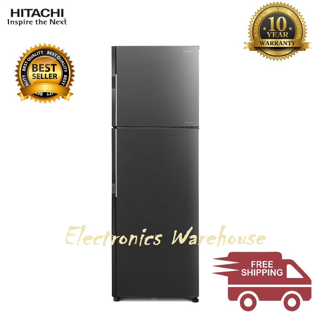 Hitachi Kulkas RH24PGD7BBK-Brilliant Black New Stylish Line Stylish 203L Free Ongkir jabodetabek