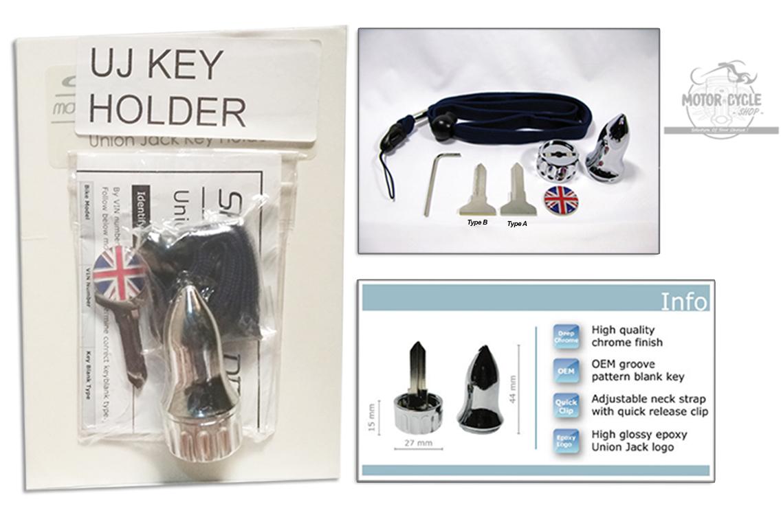 Union Jack Key Holder for Triumph Acemotor-47