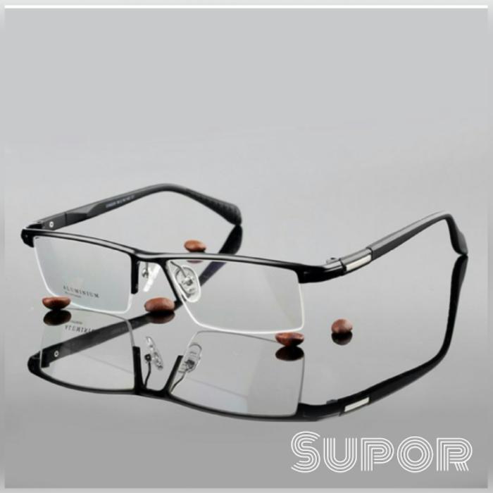 diskon 10%!! Kacamata Sport Pria Hf12 +Lensa Progresif Essilor A2 Sesuai Resep - ready stock