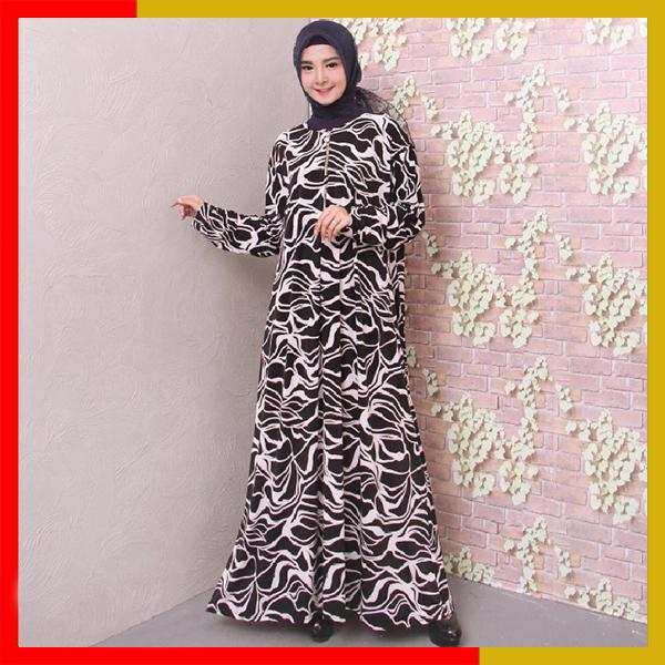 Baju Gamis Jumbo Jersey Korea 5L 9659