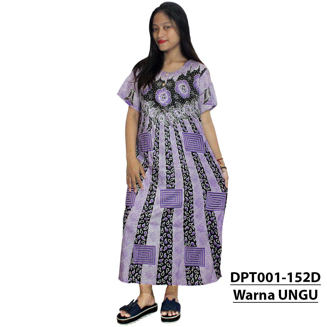 Daster Batik, Daster Lengan Pendek, Baju Tidur, Piyama, Kancing, Daster Bumil, Daster Busui (DPT001-152) Batikalhadi Online