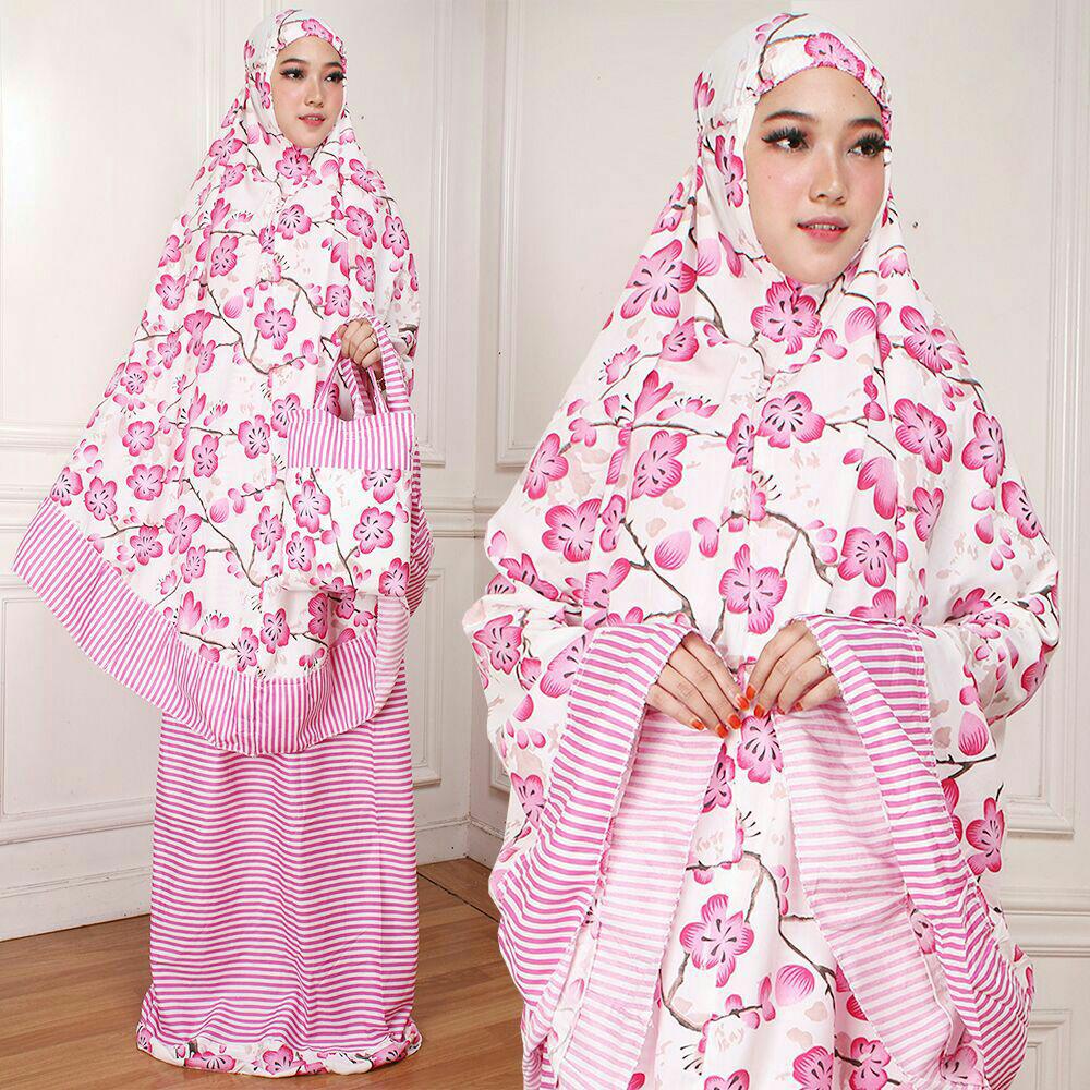 MUKENA KATUN JEPANG MUKENA BALI MUKENA DEWASA MUKENA SUPER MUKENA JUMBO XXL FREE TAS