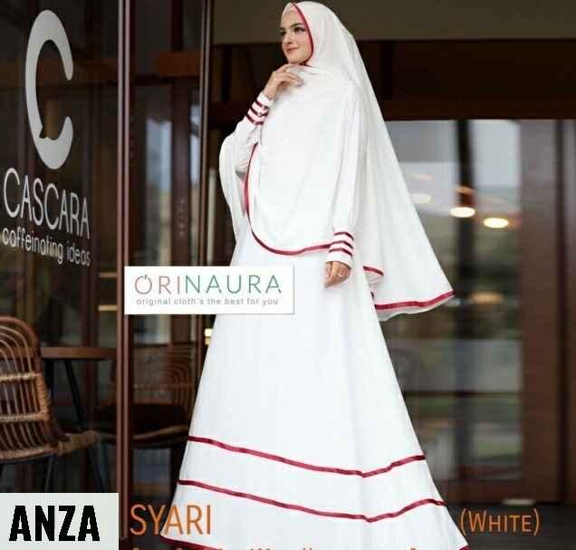 9 Shop Baju Gamis Syari Dress Maxi Muslim Wanita ONZA + Jilbab / Baju Muslim Wanita / Gamis Muslim / Dress Muslimah / Syari'i Muslimah / Gamis Dress / Gamis Emboss / Gamis Murah / Gaun Muslim / Gamis Remaja / Gamis Terbaru