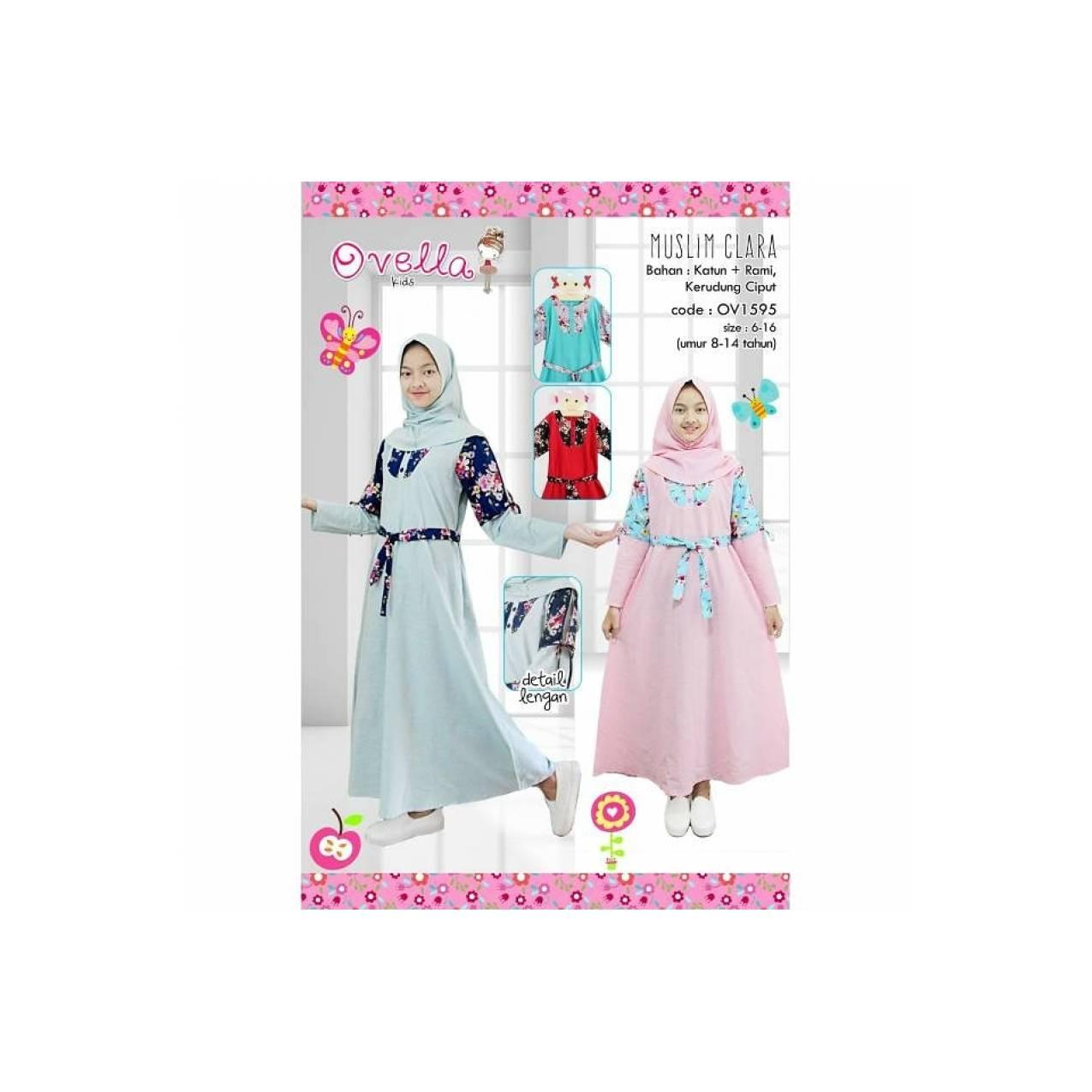 Gamis anak tanggung ABG remaja fashion brandet muslim