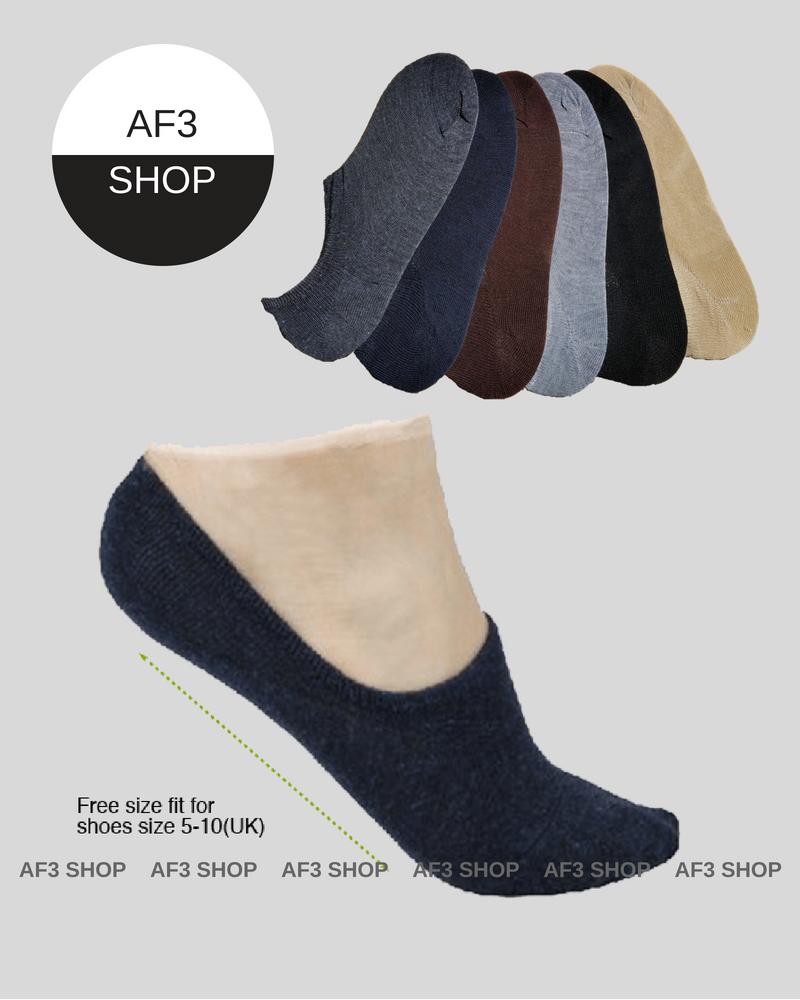 Kaos Kaki Pria Hidden/Invisible Socks - 2 pasang