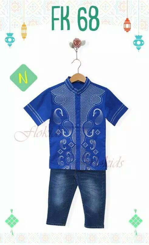 BAJU ANAK IMPORT/KOKO ANAK IMPORT BIRU