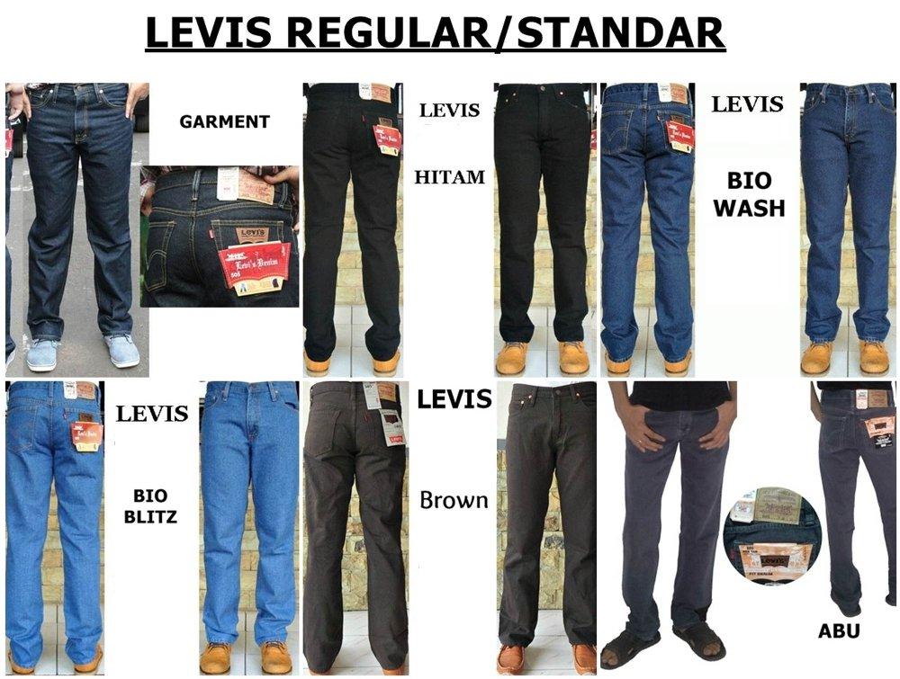 Celana Levis Celana Jeans Wrangler Regular Standar Size 33-38 di lapak JAKET PARASUT MURAH rafihirata