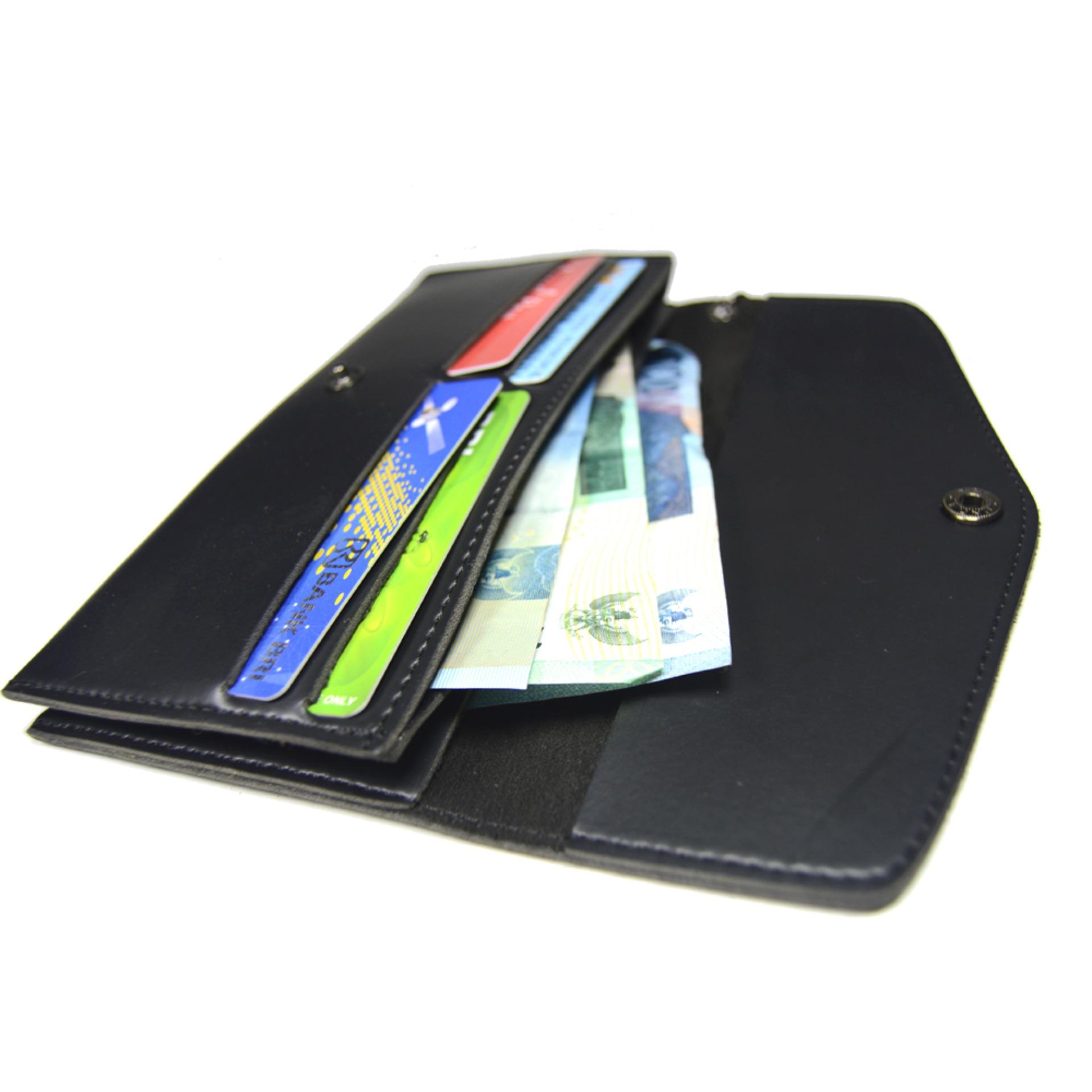 Dompet Wanita elegant / Dompet Cewek / Cewe Kartu ATM Panjang Lipat Kulit Import Murah ( DKI Jakarta )
