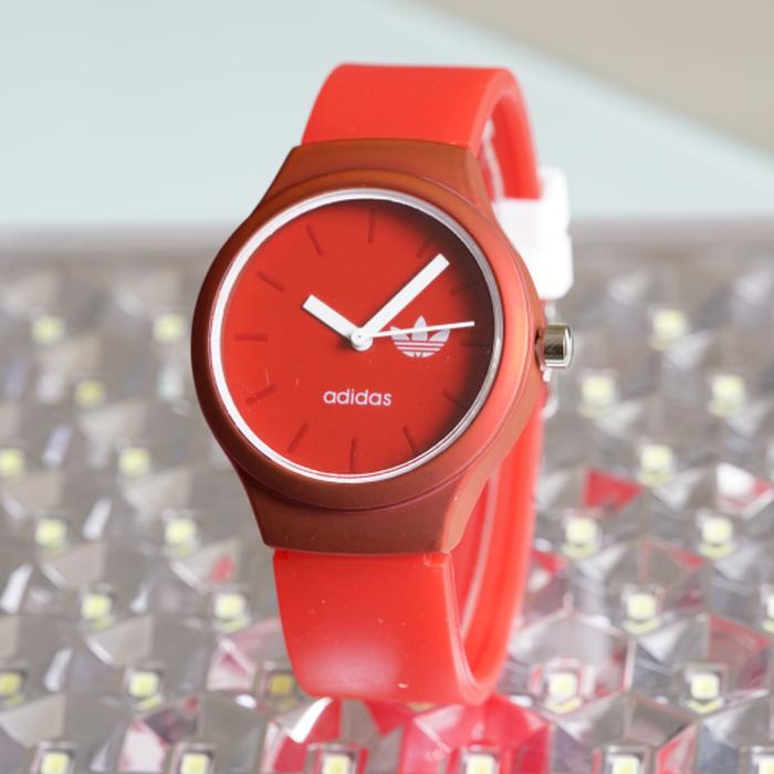 Jam Tangan Pria / Wanita Murah Adidas SK2845 Rubber Red
