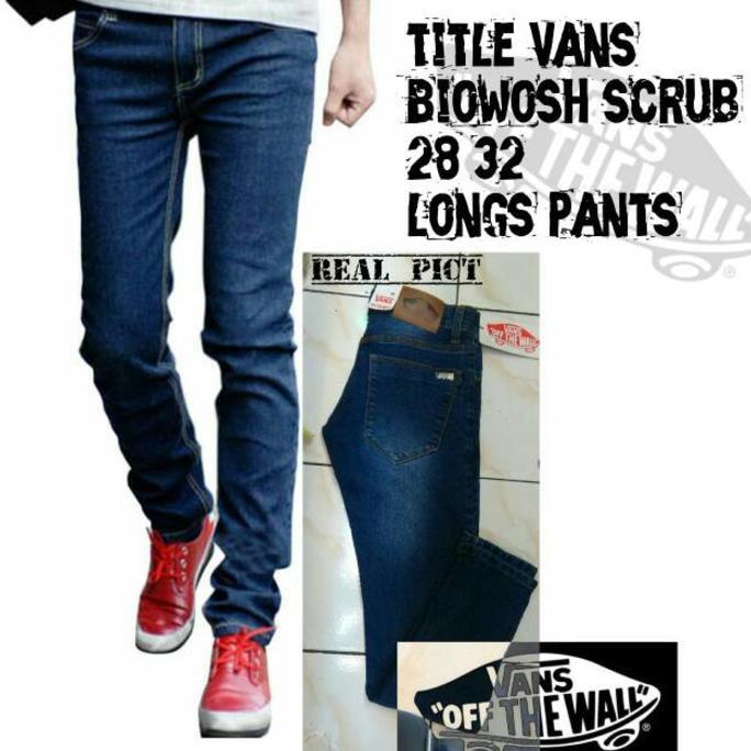Flash Sale Celana Jeans Vans Off The Wall | Baju Lebaran Muslim Wanita Anak Pria Muslimah Couple