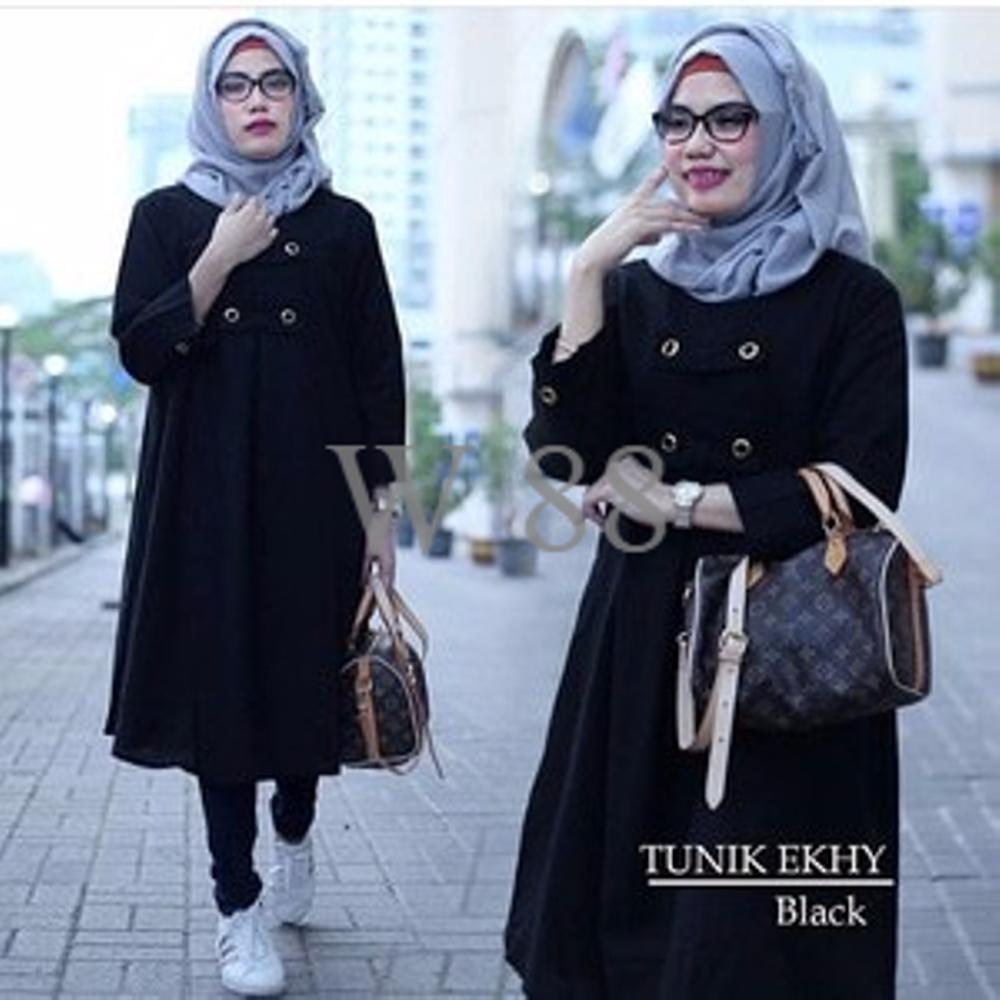 Baju Atasan Blouse Wanita Baju Muslim Blus Muslim Ekhy Tunik