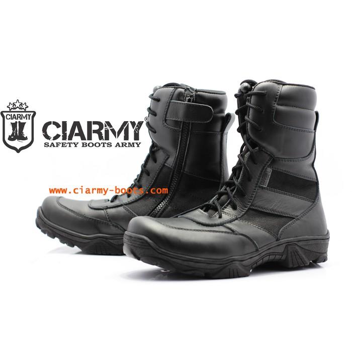 Promo Termurah Sepatu PDL Boots Army Asli Kulit Merk Ciarmy Type C-070 Gratis Ongkir