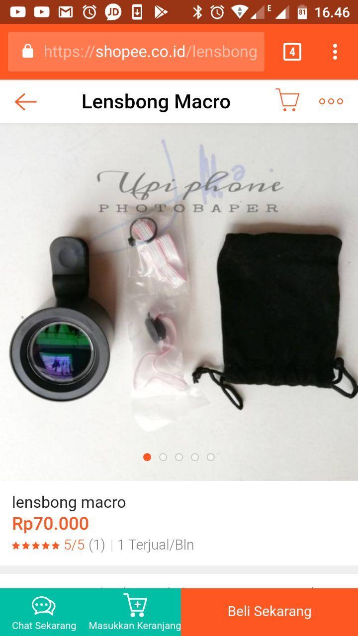 Lensa Macro Untuk All Hp