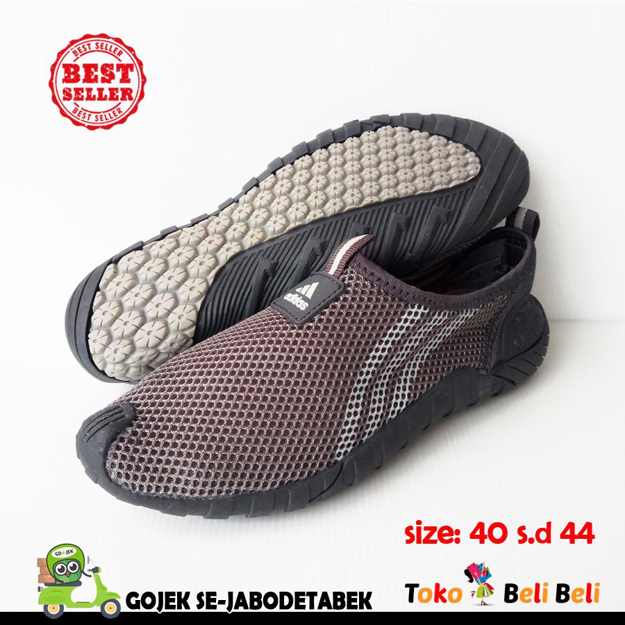 Sepatu Adidas Slip On - Warna Full Abu