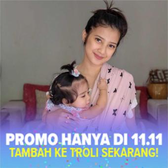 Bandingkan Toko Gratis Pouch! Size L - Malilkids Geos / Gendongan Kaos Premium / Gendongan Instan - Model Pink Butterfly sale - Hanya Rp56.935