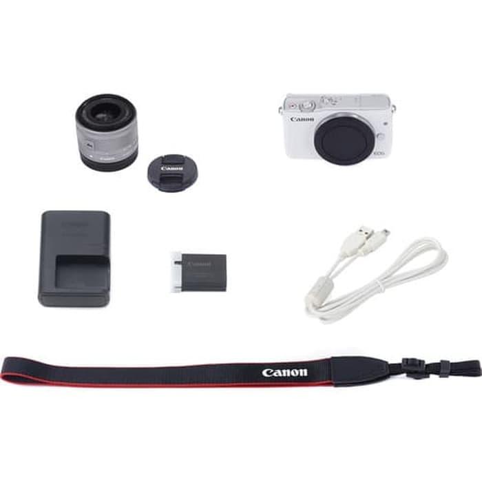 PALING DICARI CANON EOS M10 KIT 15-45MM ORIGINAL - KAMERA MIRRORLESS CANON + LENSA