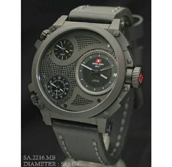 JAM TANGAN PRIA MERK SWISS ARMY ORIGINAL SPORT TRIPLE TIME