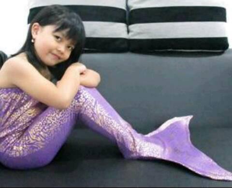Baju Anak Renang Baju Putri Duyung Kostum Mermaid Pakaian Anak Ekor Ikan