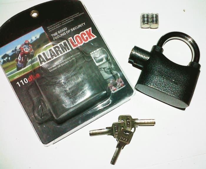 KINBAR RING PANJANG GEMBOK ALARM ANTI MALING UNTUK RUMAH MOTOR | ( gembok alarm motor anti maling koper sepeda pagar cakram kinbar kode tas mobil clock rumah sensor gerak pintu digital remote lock bht ) |