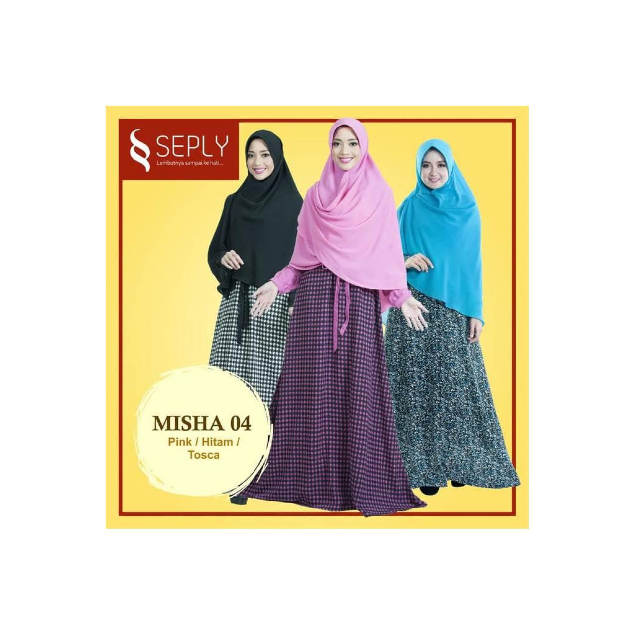 Gamis Plus Jilbab Satu Set Ukuran XL SEPLY Misha-04