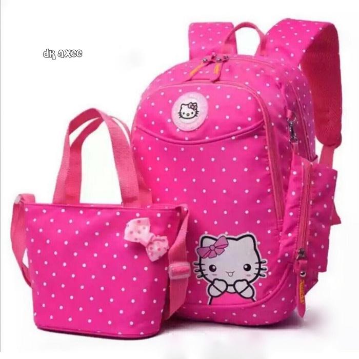 Tas Ransel Hello kitty / anak sekolah 3in1 termurah handmade bandung