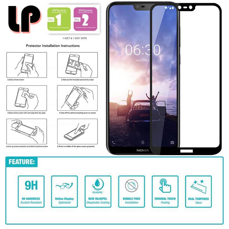 LP Full Tempered Glass Screen Protector Nokia 6.1 Plus