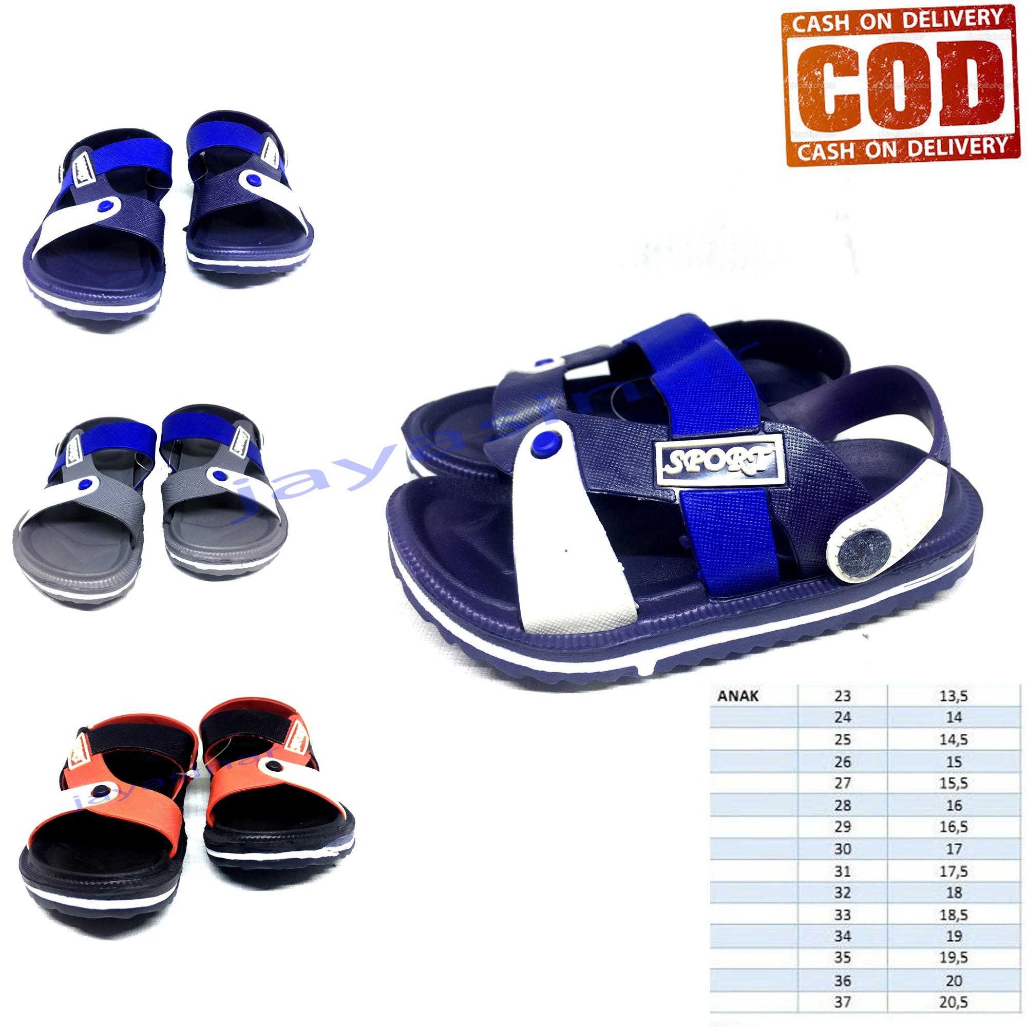 Jayasinar Sandal Anak Laki-Laki Karet Warna Dikirim RANDOM