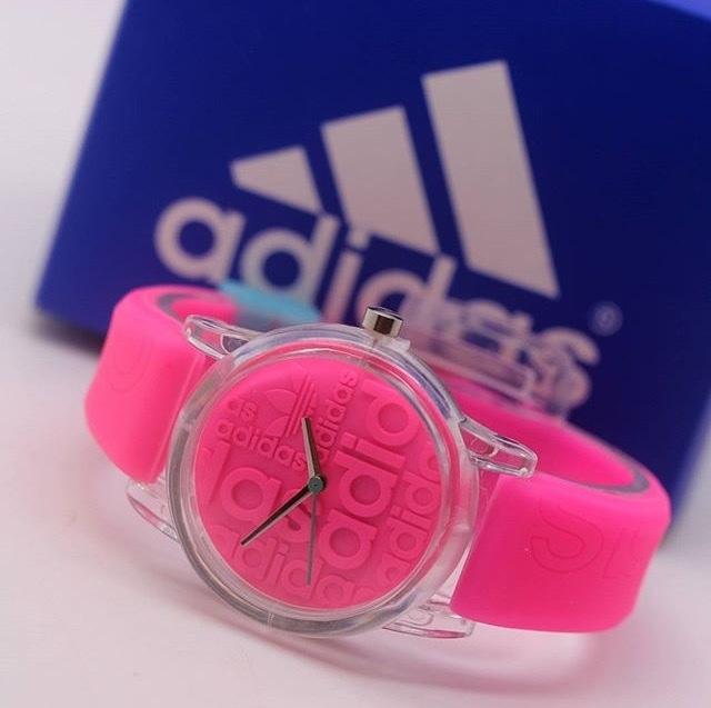 Jam Tangan Pria / Wanita Murah Adidas Sky Rubber Pink| AMO Store