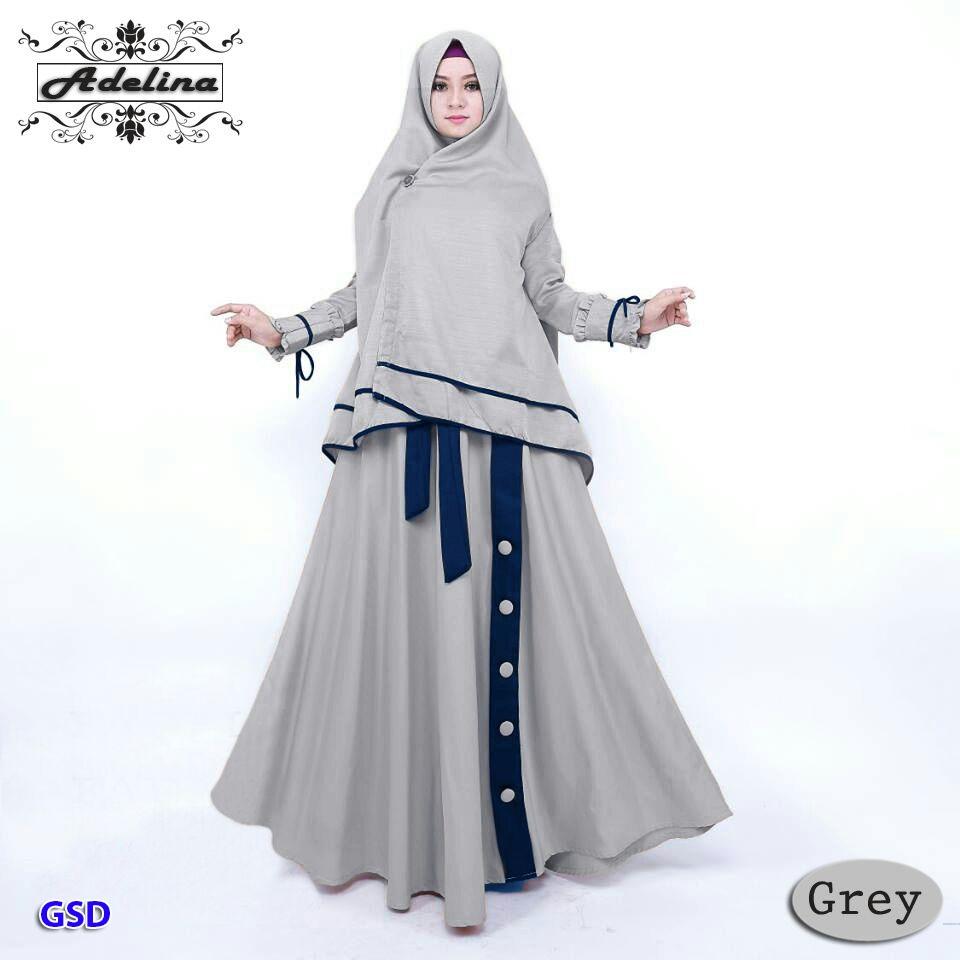 Wowkeren - gamis muslim / maxi syarii/ gamis muslimah/ maxi dress / hiajb maxi adelina