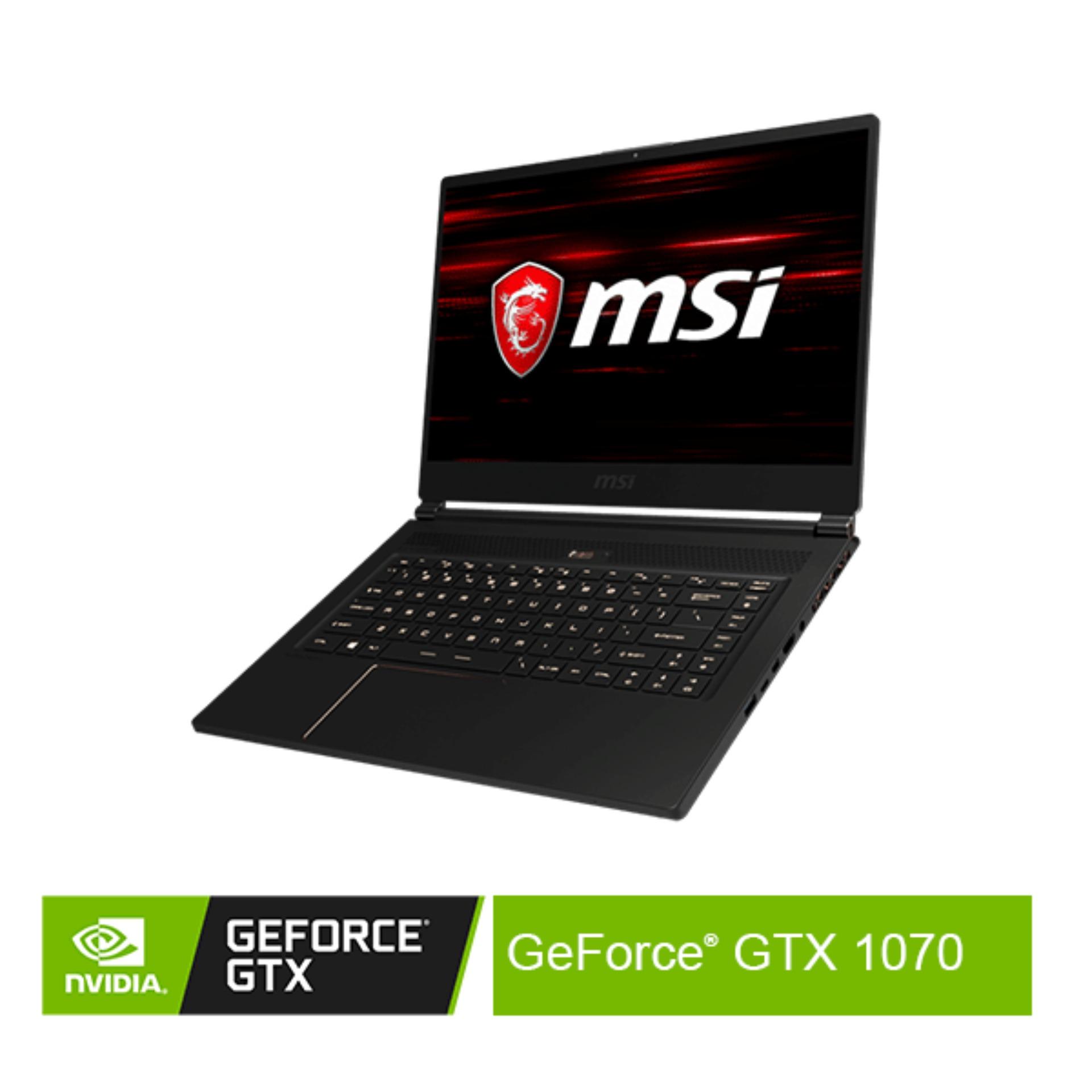Nvidia GeForce Official Store - MSI GS65 8RF - i7-8750H_512GB-SSD_16GB_GTX1070-8GB_Win10Home LAPTOP GAMING