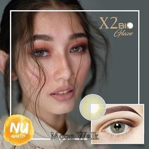 softlens X2 bio glaze NU QUARTZO ( normal ) + Free Lenscase