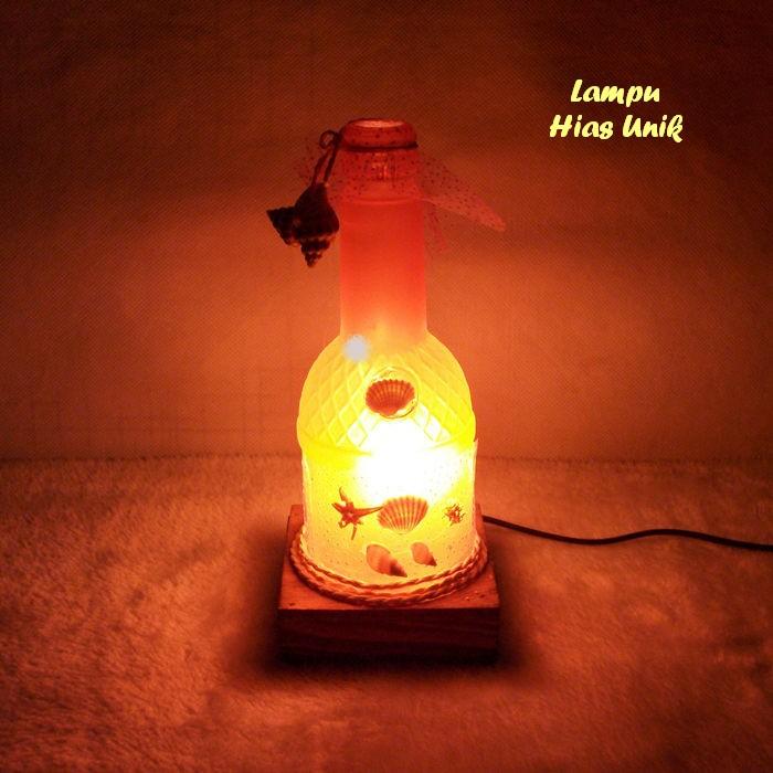 Lampu Hias Model BOTOL (Unik, nuansa seni, colok listrik)