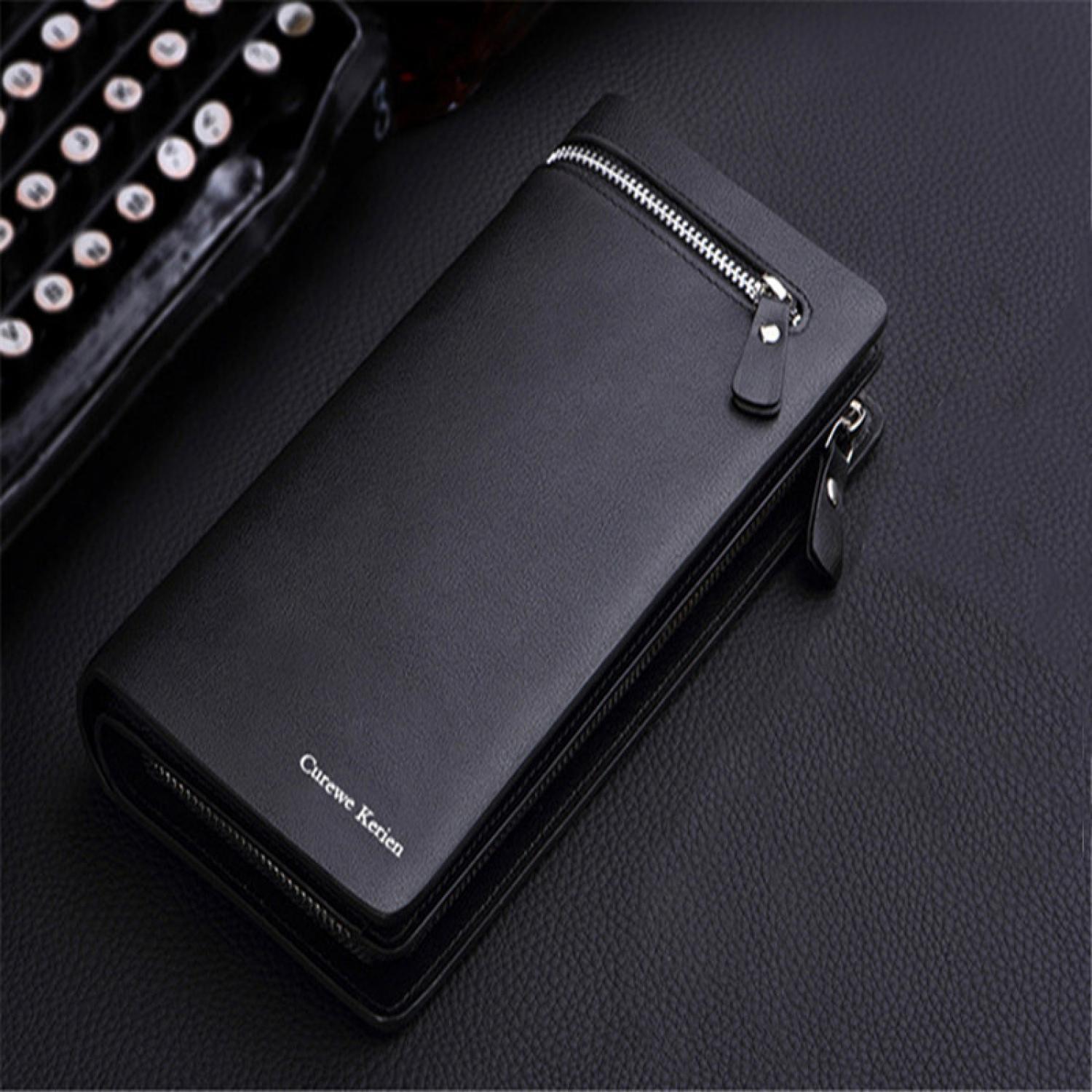 Dompet Genggam Clutch Kulit | Dompet Panjang Kulit Pria Import Branded 3/4 Murah Trendy | Luxury Leather Wallet