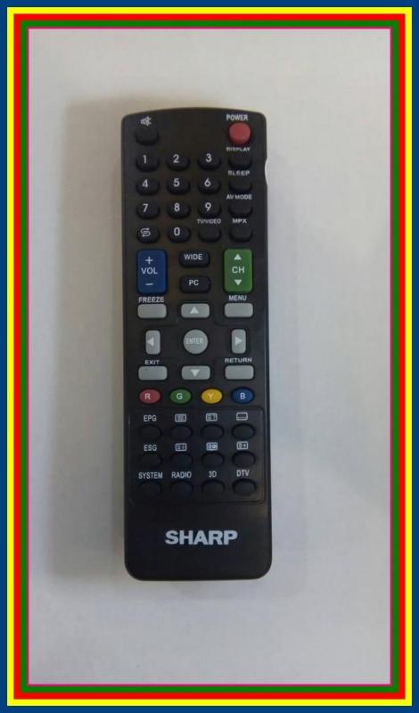 Remot Remote TV Sharp LCD LED 3D Qlty