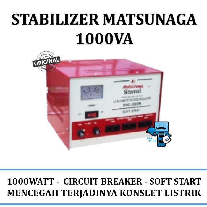 Stabilizer Matsunaga 1000va Pc Stabilizer By Das Tech