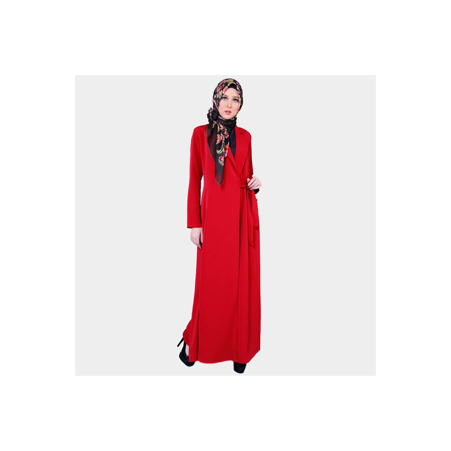 Zoya Gamis Muslimah Dress Motif Polos - Zulma Dress