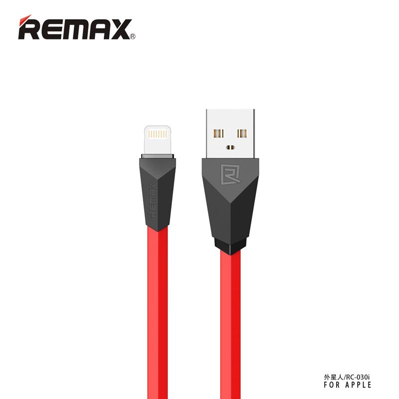 REMAX Alien Lightning Cable RC-030 Untuk iPhone X / 8 / 8 Plus / 7 / 7 Plus / 6 / 6S / 5 / iPad air