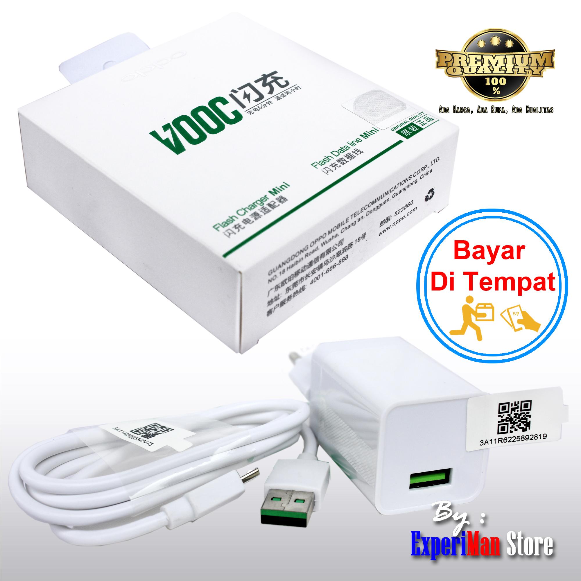 Charger OPPO VOOC Flash Charger Flash Data Mini - Putih