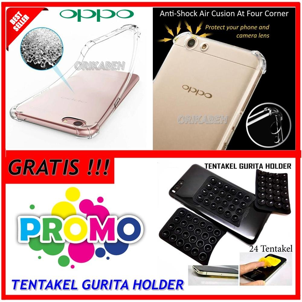 Back Case Soft Jacket / Anti Crack Oppo F1S / A59 - Bahan Lebih Bagus + Gratis Holder Gurita ( orikabeh )