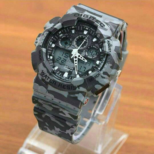 Jam Tangan Pria Merk Digitec Type : 2072 Baterai